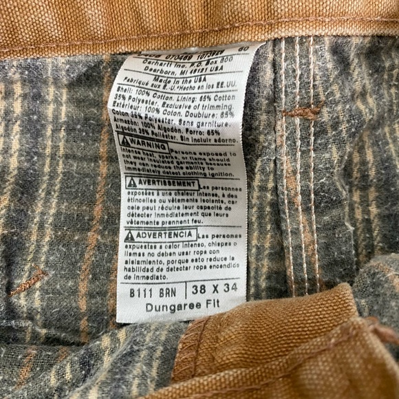 Carhartt Mens Fully Lined Work Pants - Picture 8 of 8